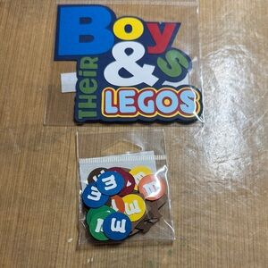 Source Unknown Blue Green Red Yellow M&M-style Token Pack